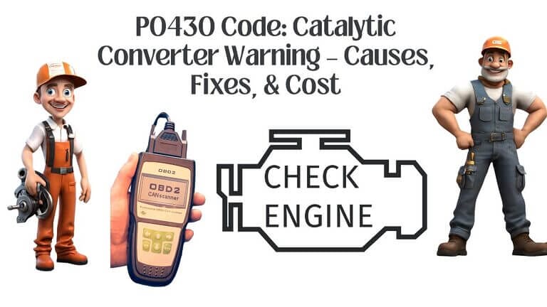 P0430 Code: Catalytic Converter Warning – Causes, Fixes, & Cost